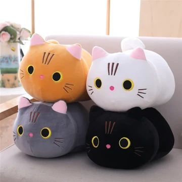 Cute Soft Cat Plush Pillow Sofa Cushion Kawaii Plush Toy