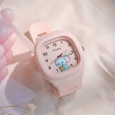 New Lovely Kids Watch Square Luminous Watch