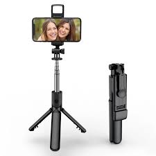 Wireless Selfie Stick Tripod Stand with Light Bluetooth Remote