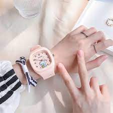 New Lovely Kids Watch Square Luminous Watch